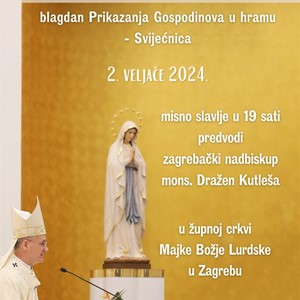 Nadbiskup Kutleša predvodi misno slavlje na Dan posvećenog života